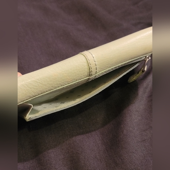 FOSSIL Marlow Green Leather Multifunction Trifold Wallet - Picture 11 of 12